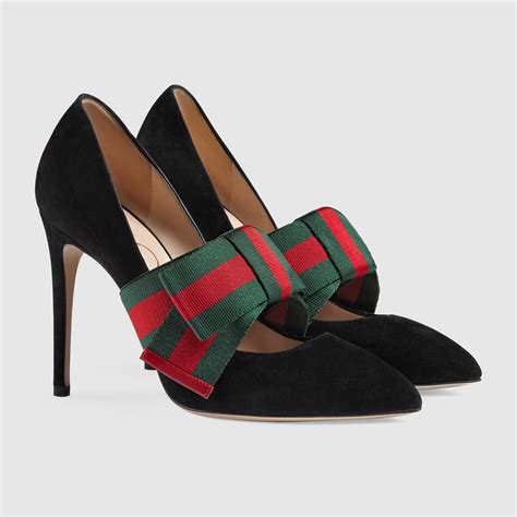 gucci web bow heels|gucci clothing website.